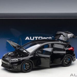 Autoart 2016 Ford Focus RS Shadow Black 1/18 Model Car