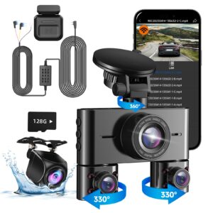 hupejos v7 64g dash cam with type-c hardwire kit with radar detection