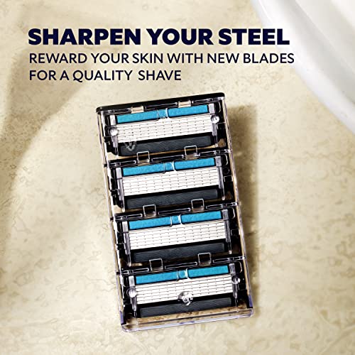 Dollar Shave Club 6-Blade Razor Starter Set for an Extra Close Shave Shave with Precision 1 handle, 2x 6-blade cartridges