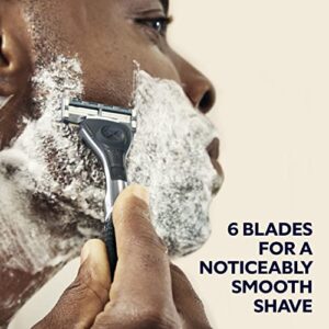 Dollar Shave Club 6-Blade Razor Starter Set for an Extra Close Shave Shave with Precision 1 handle, 2x 6-blade cartridges