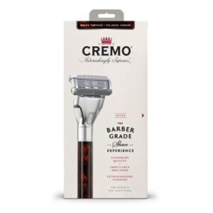 cremo astonishingly superior tortoise shell (horn) razor kit