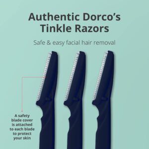 DORCO Line-Up Razor for Men - The Ultimate Grooming Tool for Mustache, Beard (2 Packs) | Father's Day Gifts