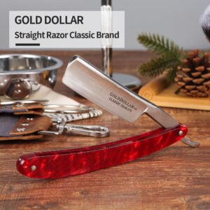 Straight edge razor men without stabilizer barber straight razor with acrylic handle shaving safety razor