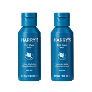 Harry's Razor Blades Refills - Razors for Men - 10 count & Post Shave - Post Shave Balm for Men - 3.4 Fl Oz (Pack of 2) (packaging may vary)