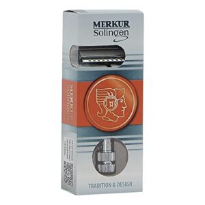 Merkur Mk34c Double Edge Razor with Heavy Duty Short Handle