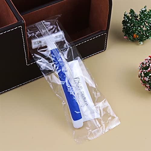 Disposable Razors in Bulk,razors individually wrapped bulk,Twin Blade Razors with Clear Safety Cap and Shaving Cream, Razors For Homeless, Hotel,Air Bnb,Shelter/Homeless/Travel (50 PCS)