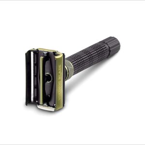 VIKINGS BLADE Adjustable Double Edge Safety Razor + Luxury Case. Smooth, Reusable, Eco-Friendly (The Emperor “Augustus”)