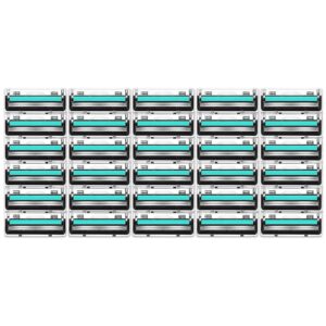 Mens Razor Blade Refills，Compatible with Atra razor handles.30 Count, Delivers a Clean, Close Shave