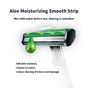 Mens Razor Blade Refills，Compatible with Atra razor handles.30 Count, Delivers a Clean, Close Shave