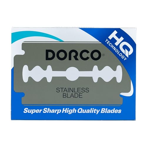 DORCO ST300 Platinum Razor Blades| 1 Box, 100 Blades | Father's Day Gifts