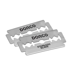 Dorco ST301 Platinum Double Edge Razor Blades - 1000 Blades (100x10) | 1 Case
