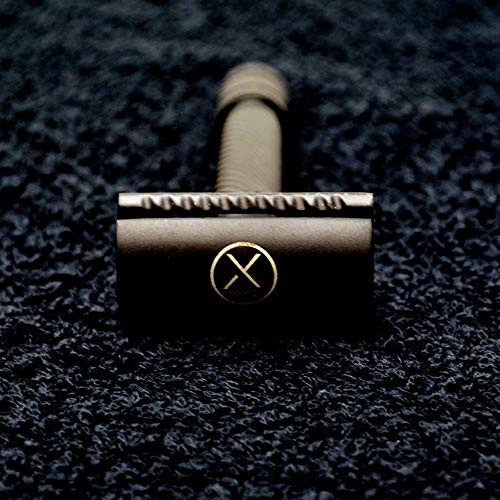 XPERSIS PRO Safety Razor For Men Double Edge Real Hand Crafted German Steel Black