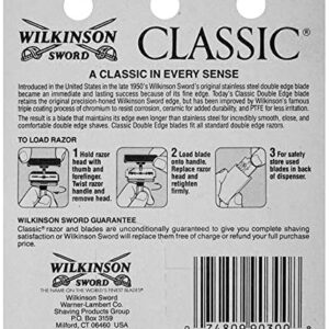 10 Wilkinson Sword Double Edge Safety Razor Blades