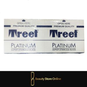 Treet Platinum Super Stainless Double Edge Razor Blades, (100 Blades)