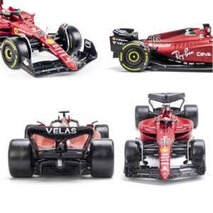 HTLNUZD Bburago 1:43 2022 Latest F1-75 Racing #16 Charles Leclerc 1/43 F1-75#16 Formula One Alloy Super Static Die Cast Vehicles Collectible Car Model Collection Toys Gifts