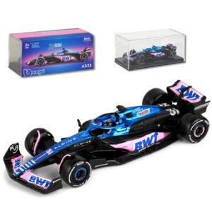 HTLNUZD Bburago 2023 1/43 F1 Team A523#31 E.Ocon Alloy Racing Car Model for BWT-Alpine Die Cast Adult Collection Cars Gift (A523#31 Hardbound version)