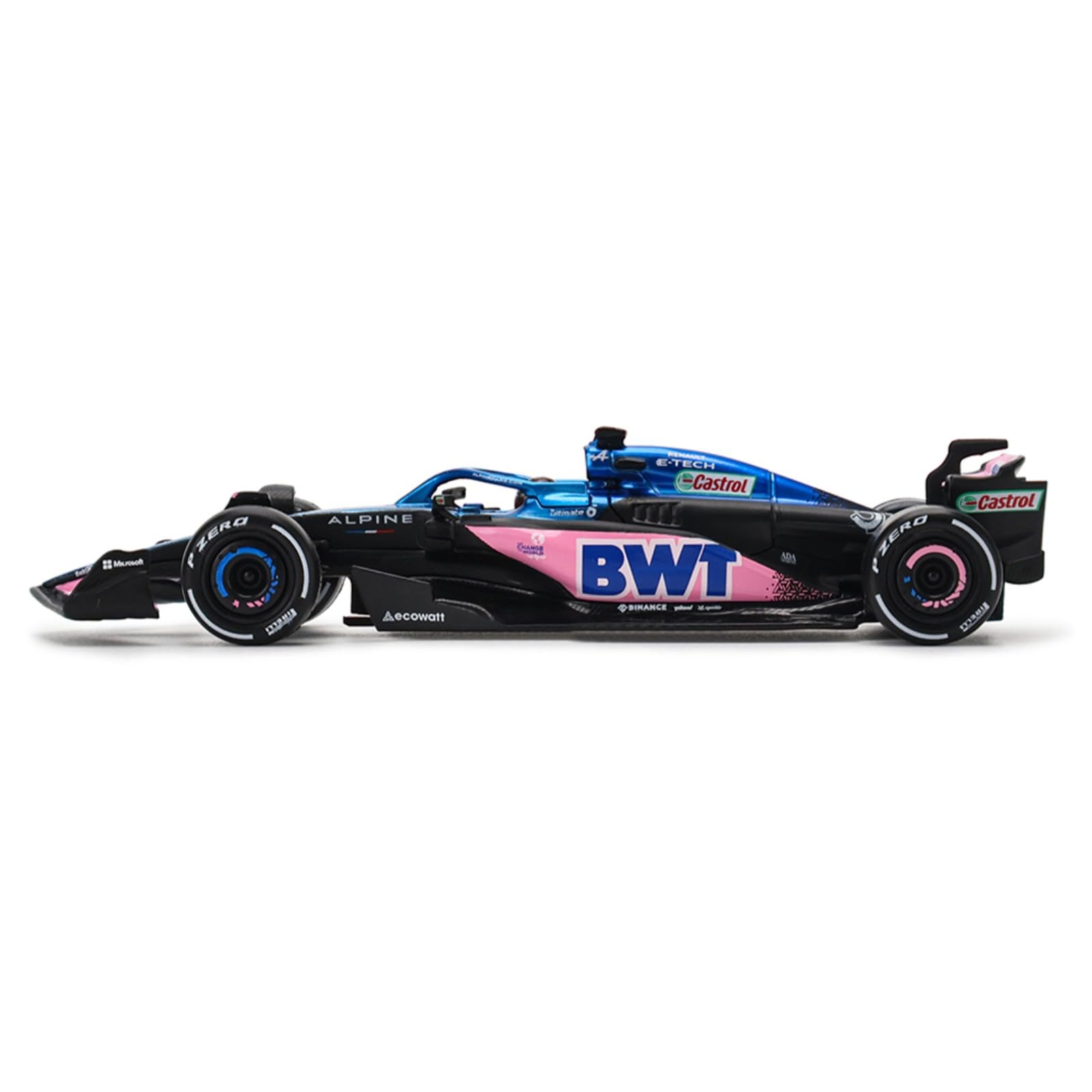 HTLNUZD Bburago 2023 1/43 F1 Team A523#31 E.Ocon Alloy Racing Car Model for BWT-Alpine Die Cast Adult Collection Cars Gift (A523#31 Hardbound version)