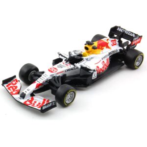 JODIYAAH Bburago 1:43 Red Bull 2021 RB16B #33 Turkey F1 Formula Car Static Die Cast Vehicles Collectible Model Racing Car Toys (RB16B #33 White)