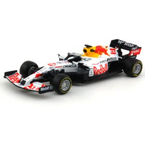 JODIYAAH Bburago 1:43 Red Bull 2021 RB16B #33 Turkey F1 Formula Car Static Die Cast Vehicles Collectible Model Racing Car Toys (RB16B #33 White)