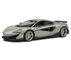 2018 mclaren 600 lt coupe blade silver 1/18 diecast model car by solido s1804506