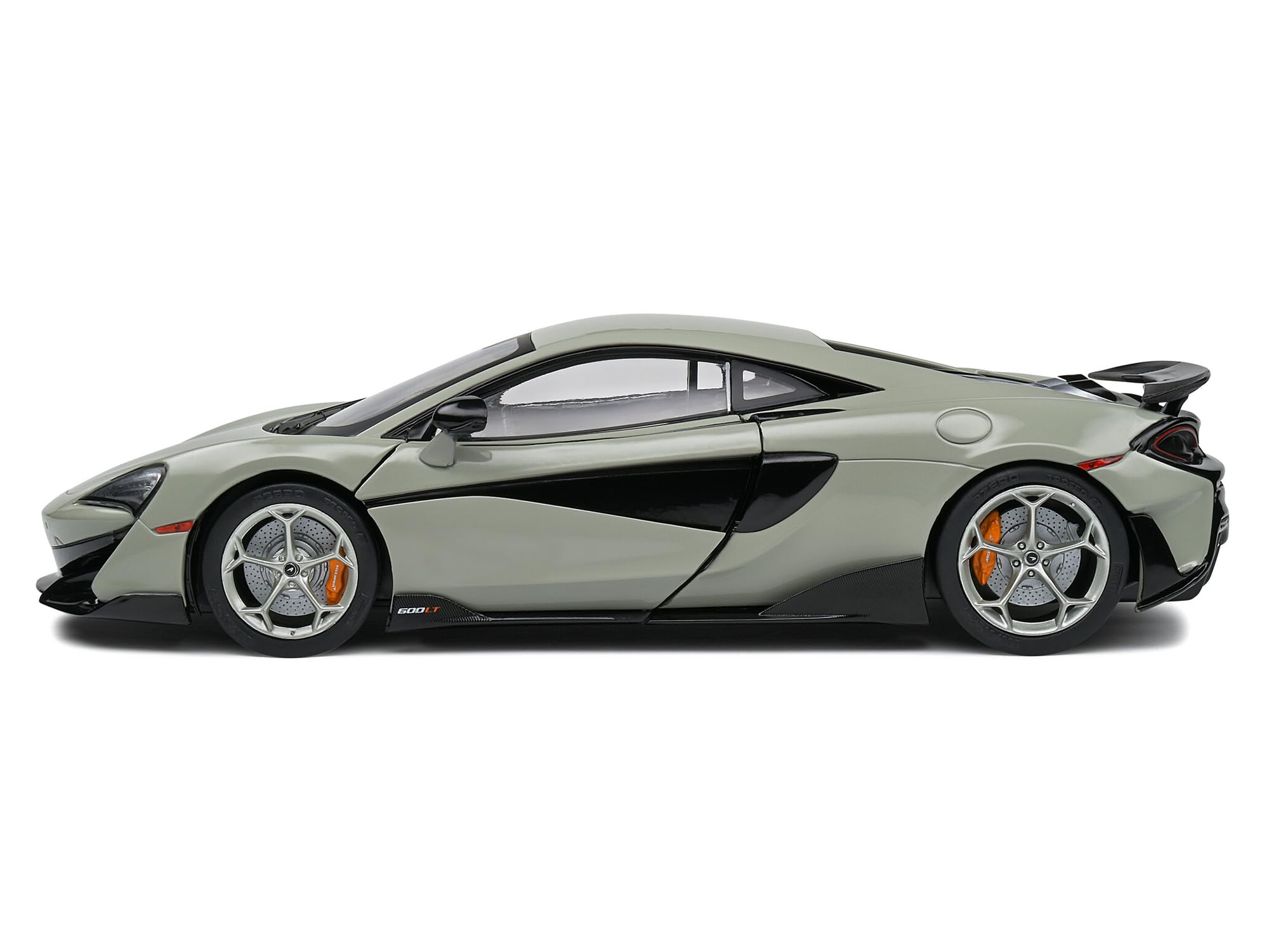 2018 McLaren 600 LT Coupe Blade Silver 1/18 Diecast Model Car by Solido S1804506