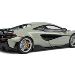 2018 McLaren 600 LT Coupe Blade Silver 1/18 Diecast Model Car by Solido S1804506