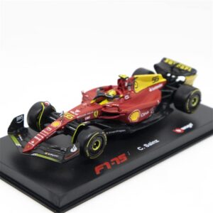 XTD Bburago 1:43 2022 F1 F1-75 75th Anniversary #16 Charles Leclerc F1-75#55 Carlos Sainz Alloy Luxury Vehicle Diecast Cars Model Toy Collection Gift (F1-75 75th #16 Hardcover)