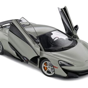 2018 McLaren 600 LT Coupe Blade Silver 1/18 Diecast Model Car by Solido S1804506