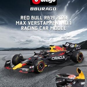 JODIYAAH Bburago 1:43 2023 F1 Red Bull RB19 1# Max Verstappen Ferrari Mercedes Formula Racing Alloy Car Diecast Model (RB19 1#)