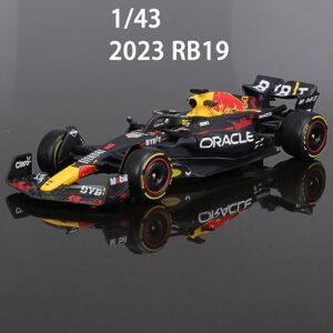 JODIYAAH Bburago 1:43 2023 F1 Red Bull RB19 1# Max Verstappen Ferrari Mercedes Formula Racing Alloy Car Diecast Model (RB19 1#)