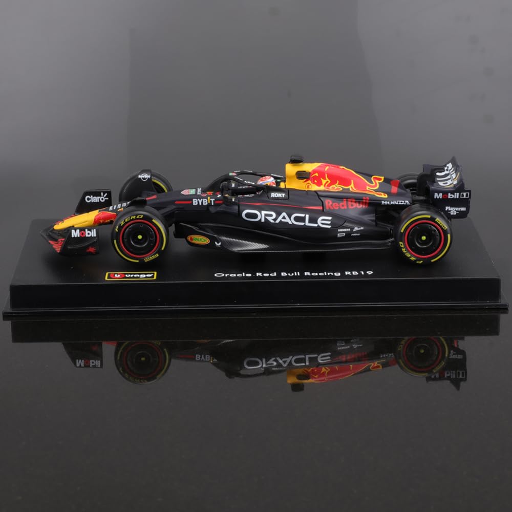 Xiangtat Bburago 1:43 2023 F1 Red Bull RB19 No. #1 Max Verstappen Ferrari Mercedes Formula Racing Alloy Car Diecast Model (RB19 No.#1 W/Driver)