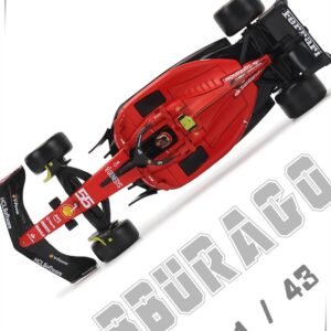 Xiangtat 1/43 Bburago 1:43 F1 2023 Ferrari SF23 55# Carlos Sainz Alloy Car Die Cast Car Model Collection Gift (SF23 55# W/Helmet)