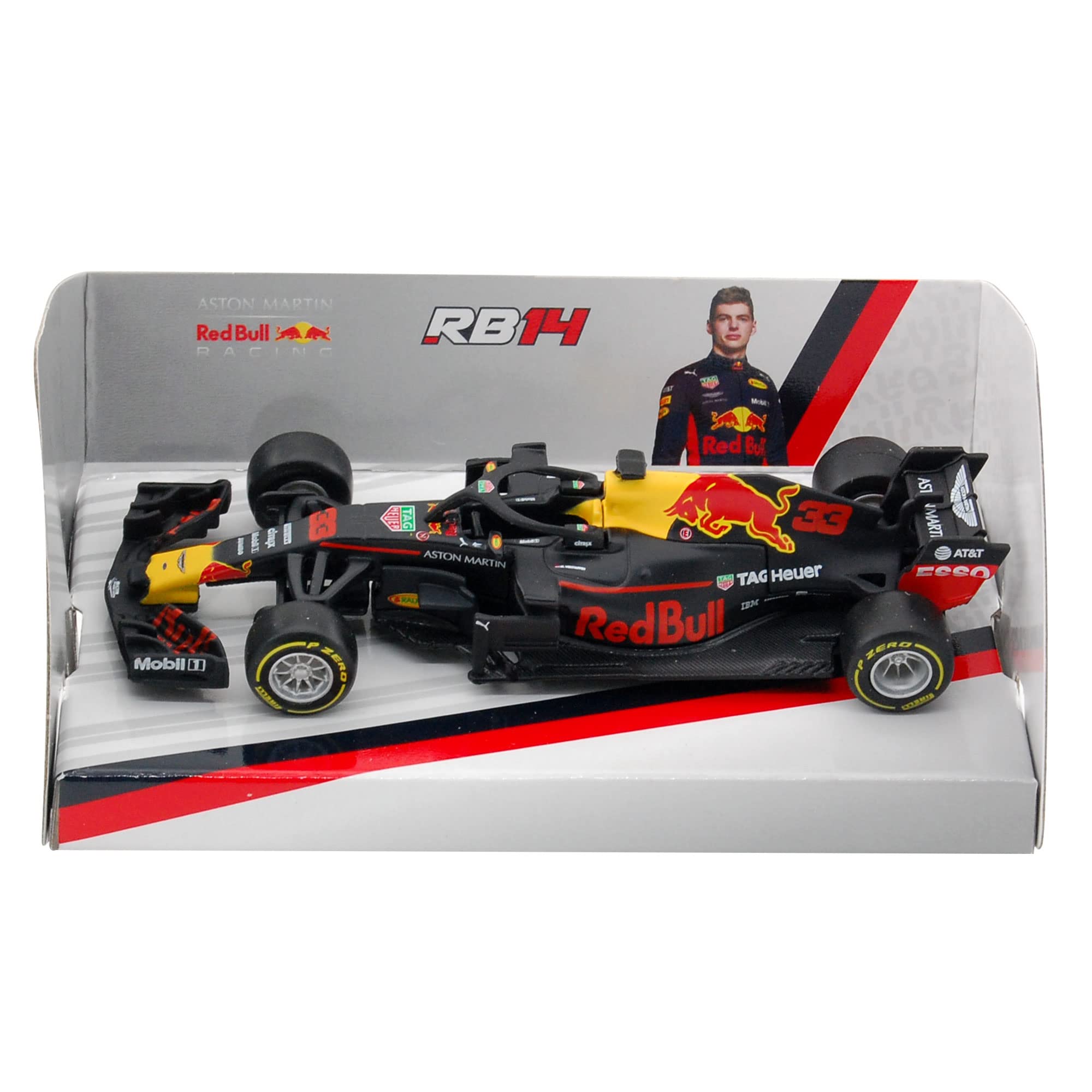 Bburago 1/43 F1 RB14 2018 33# Max Verstappen Diecast Model Car 38035