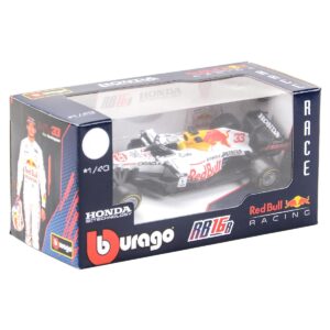 Xiangtat 1:43 Racing F1 2021 Rb16b #33 Verstappen or #11 Perez Die-Cast Vehicles Collectible Model Racing Car (RB16B #33 White)