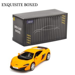 TOKAXI 1/36 Scale Mclaren 650S Diecast Model Car,Pull Back Vehicles Mclaren Toy Cars,Cars Gifts for Boys Girls