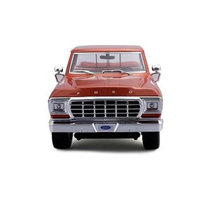 Maisto - 1/18 Scale Model Compatible with Ford Replica Miniature Model Classic Vintage Collectible F150 Pick-up 1979 (Blue)