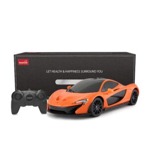 RASTAR RC Car | 1:24 Scale McLaren P1 Remote Control Toy Car, R/C Model Vehicle for Kids – Orange