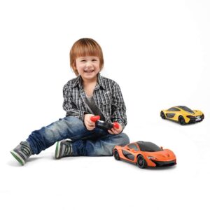 RASTAR RC Car | 1:24 Scale McLaren P1 Remote Control Toy Car, R/C Model Vehicle for Kids – Orange