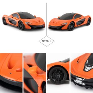 RASTAR RC Car | 1:24 Scale McLaren P1 Remote Control Toy Car, R/C Model Vehicle for Kids – Orange