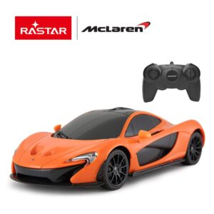 RASTAR RC Car | 1:24 Scale McLaren P1 Remote Control Toy Car, R/C Model Vehicle for Kids – Orange