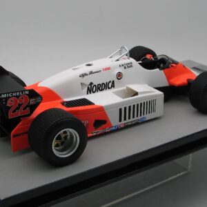TECNOMODEL 183T #22 Andrea De Cesaris 2nd Place Formula One F1 German GP (1983) "Mythos Series Limited Edition to 130 Pieces Worldwide 1/18 Model Car TM18-230A
