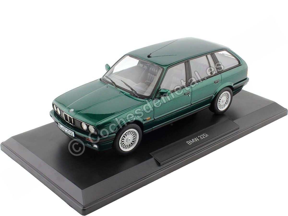 1990 325i Touring Green Metallic 1/18 Diecast Model Car by Norev 183219