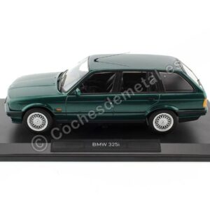 1990 325i Touring Green Metallic 1/18 Diecast Model Car by Norev 183219