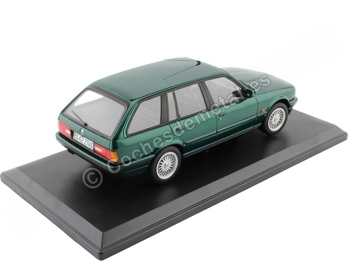 1990 325i Touring Green Metallic 1/18 Diecast Model Car by Norev 183219