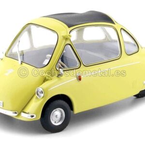 Oxford Diecast Heinkel Trojan LHD Bubble Car Yellow 1/18 Diecast Model Car 18HE003