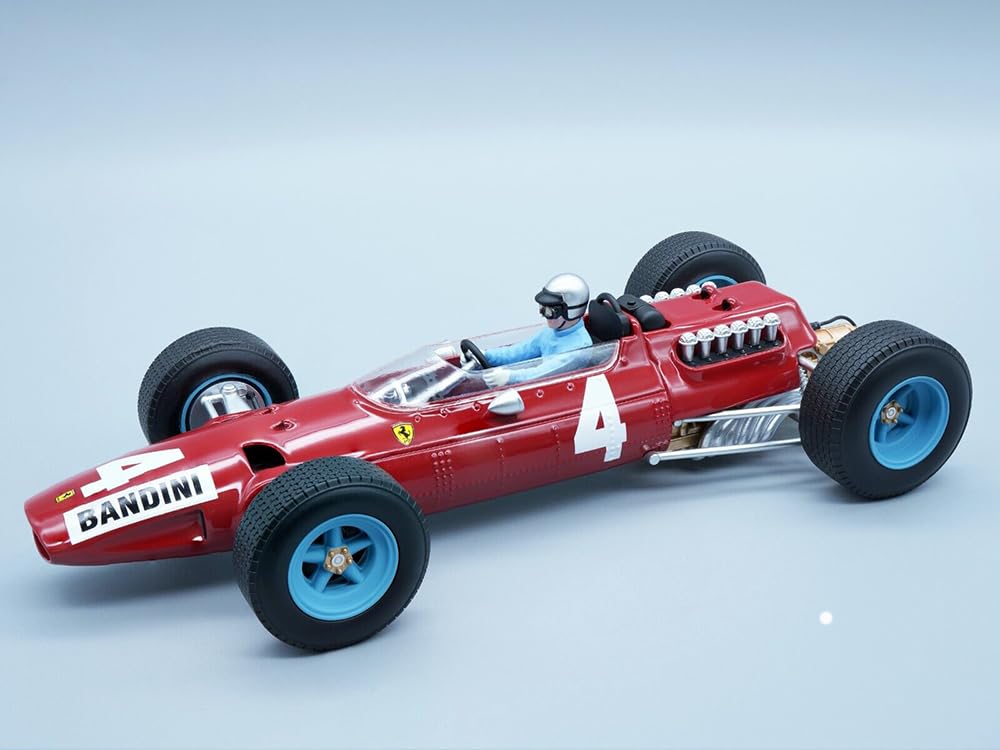 512#4 Lorenzo Bandini Formula One F1 Italy GP (1965) with Driver Figure Mythos Series Limited Edition to 95 Pieces Worldwide 1/18 Model Car by Tecnomodel TMD18-98A