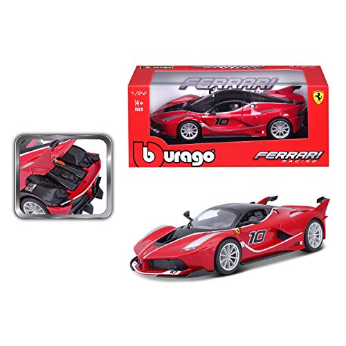 Bburago 1:24 Scale Racing Ferrari FXX-K Die Cast Vehicle (Colors May Vary)