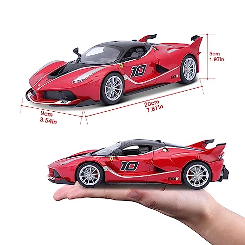 Bburago 1:24 Scale Racing Ferrari FXX-K Die Cast Vehicle (Colors May Vary)