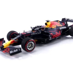 Minichamps 110211433 1:18 Red Bull Racing Honda RB16B-Max Verstappen-Winner Dutch GP 2021 Collectible Miniature Car, Multicoloured