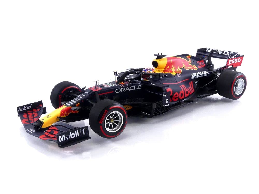 Minichamps 110211433 1:18 Red Bull Racing Honda RB16B-Max Verstappen-Winner Dutch GP 2021 Collectible Miniature Car, Multicoloured